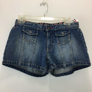 New Tommy Jeans Juniors Blue Denim Shorts 3